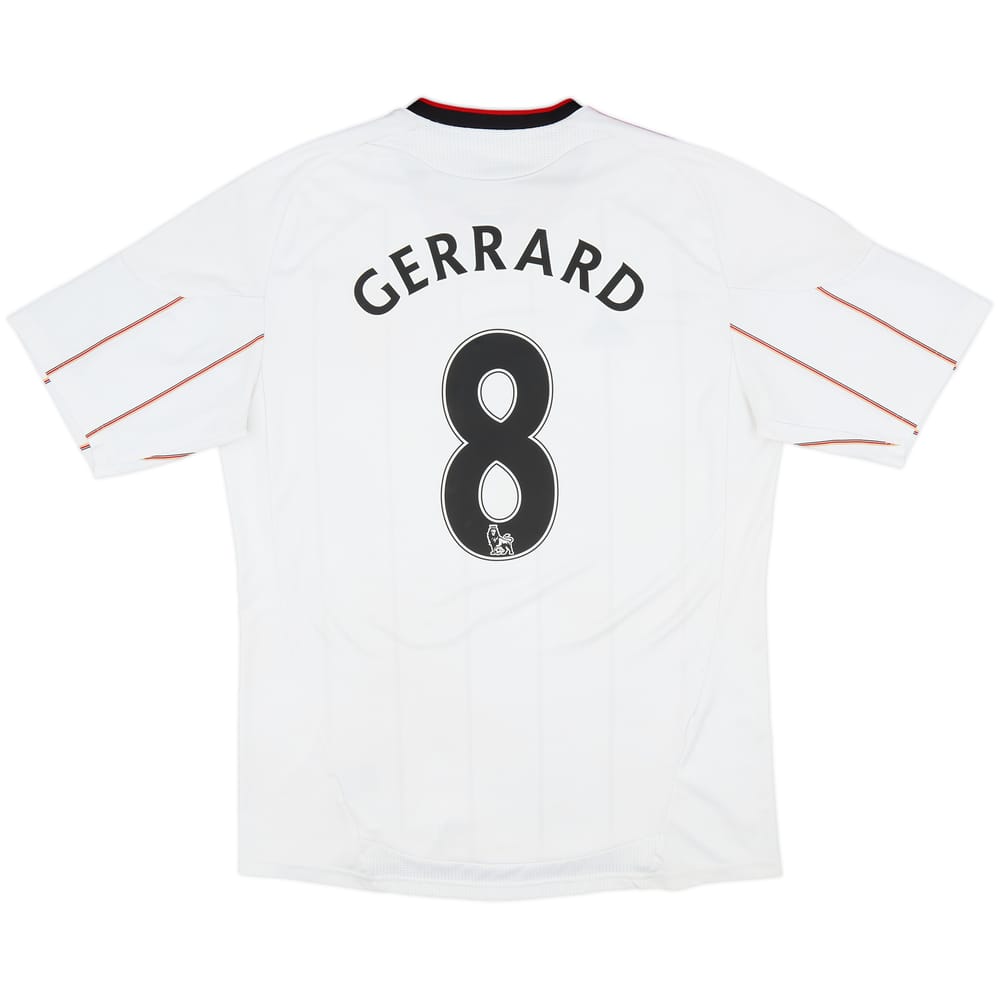 2010-11 Liverpool Away Shirt Gerrard #8 - 5/10 - (L)