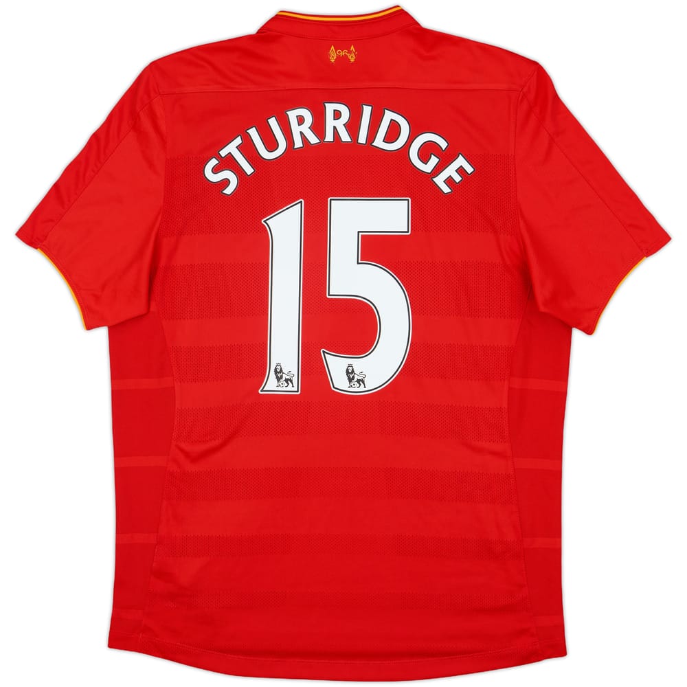 2012-13 Liverpool Home Shirt Sturridge #15 - 7/10 - (L)