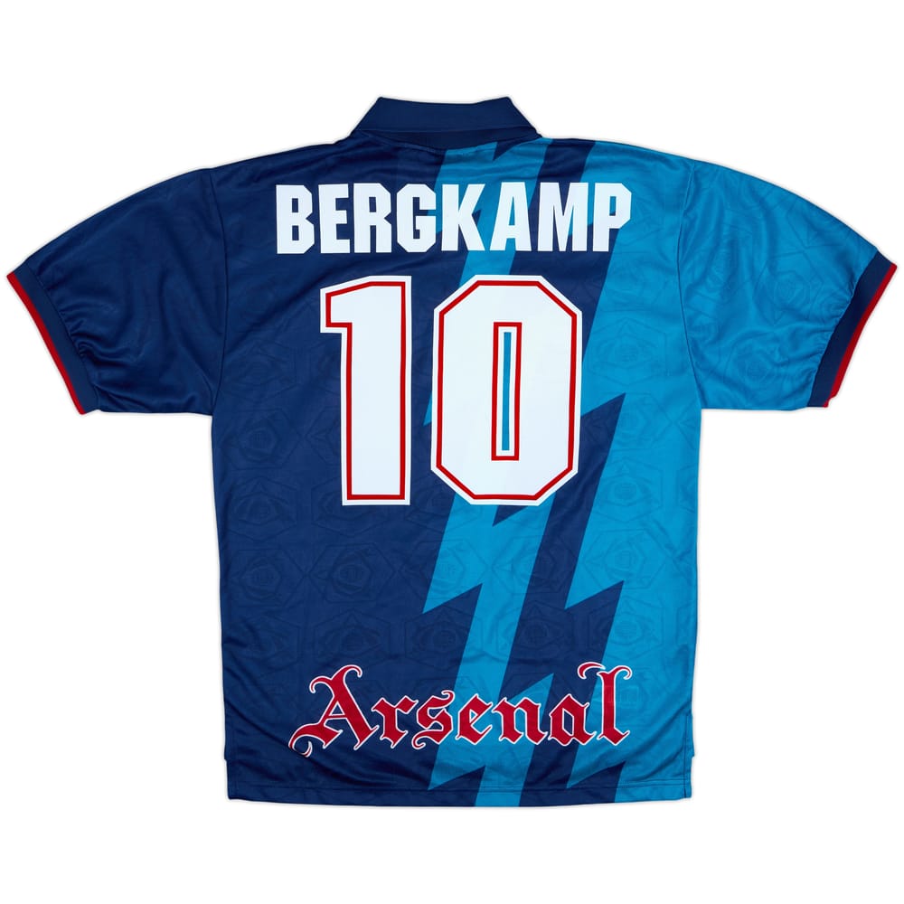 1995-96 Arsenal Away Shirt Bergkamp #10 - 8/10 - (M)