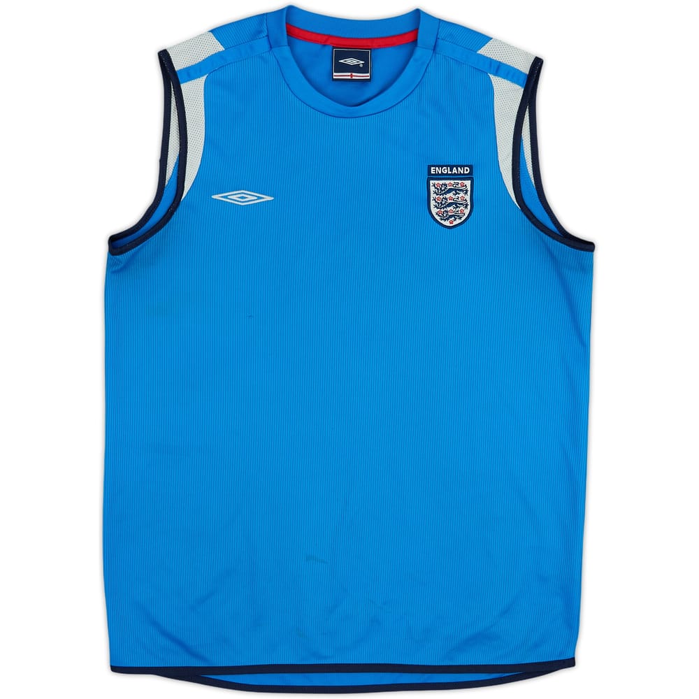 2004-06 England Umbro Training Vest - 7/10 - (M)