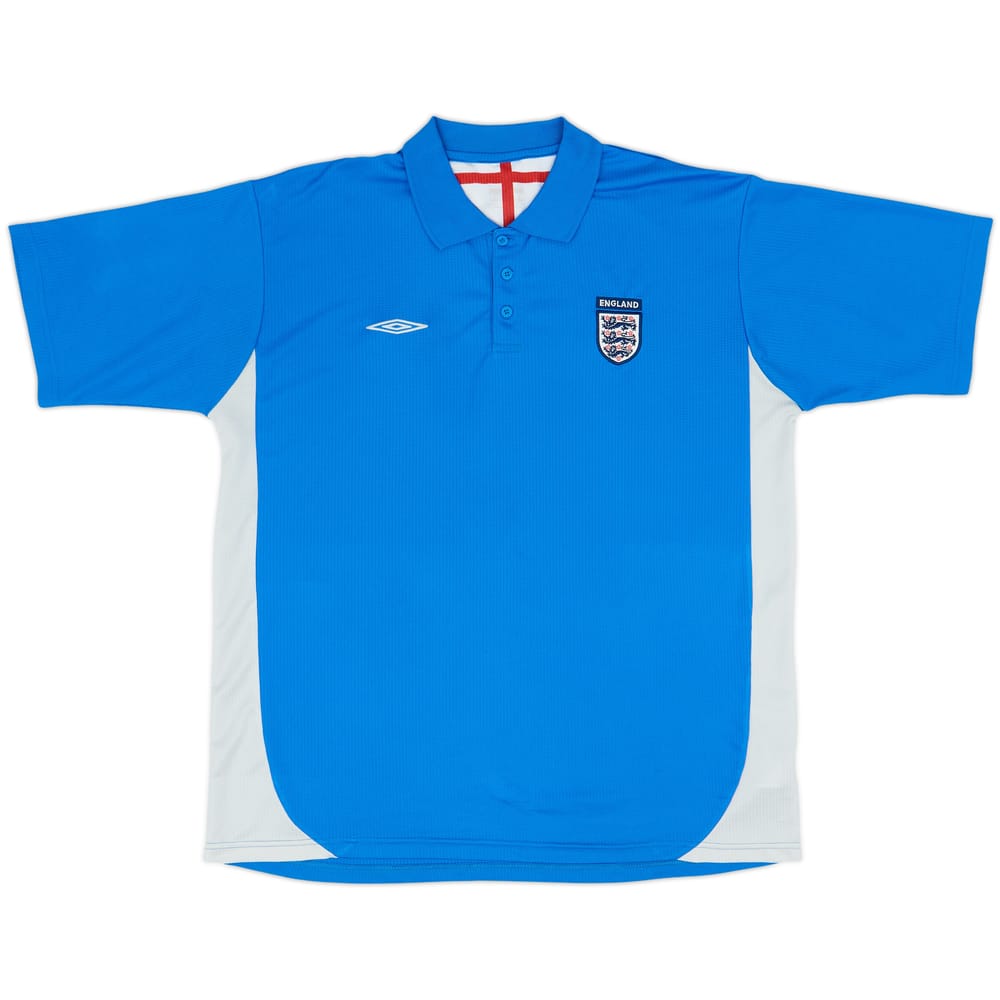 2008-09 England Umbro Polo Shirt - 8/10 - (XL)