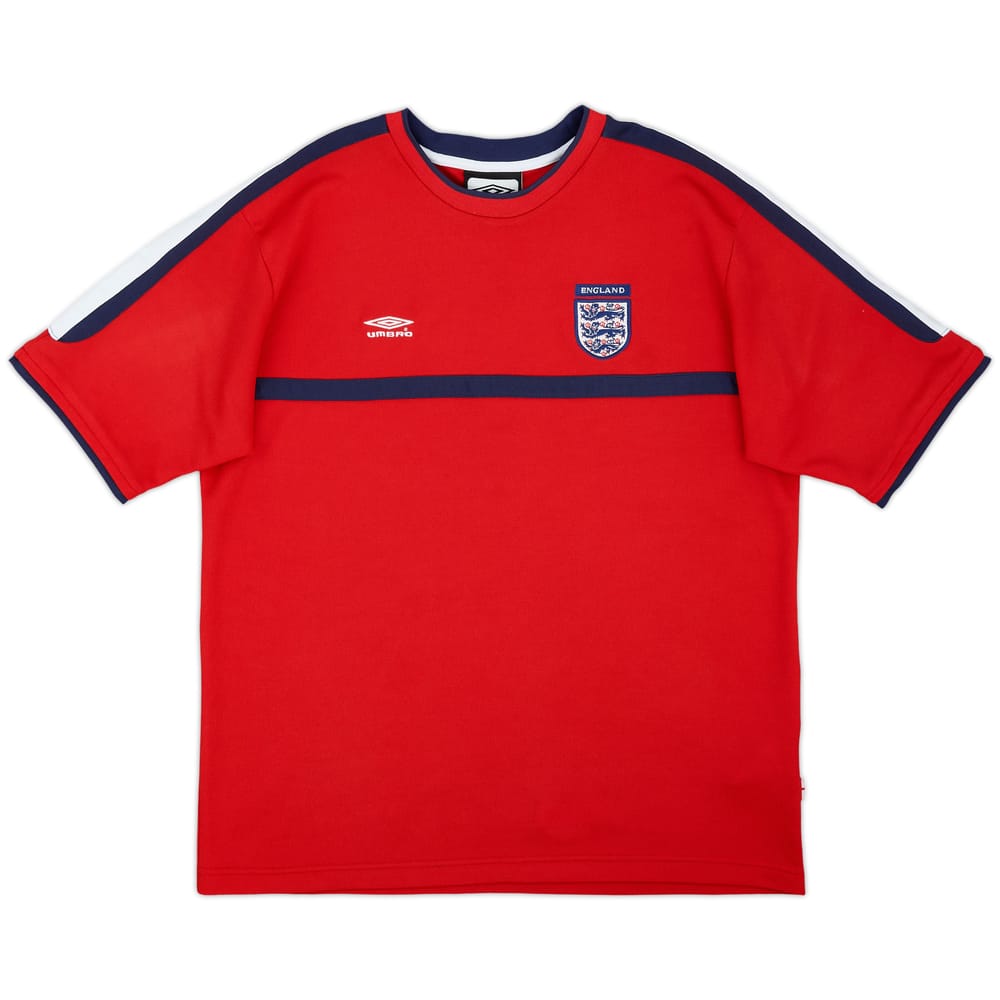 2000-02 England Umbro Training Shirt - 9/10 - (XL)