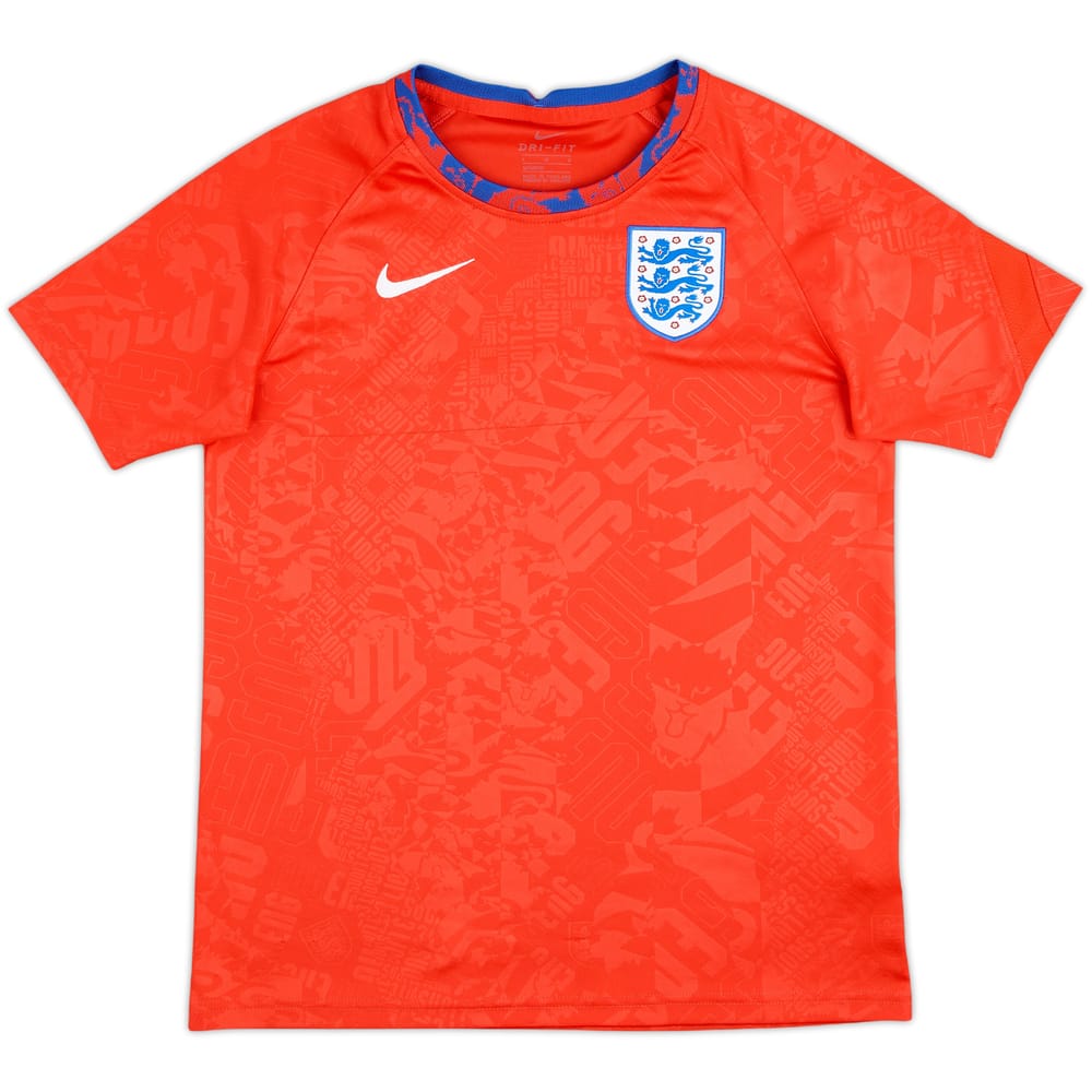 2020-22 England Nike Training Shirt - 5/10 - (L.Boys)