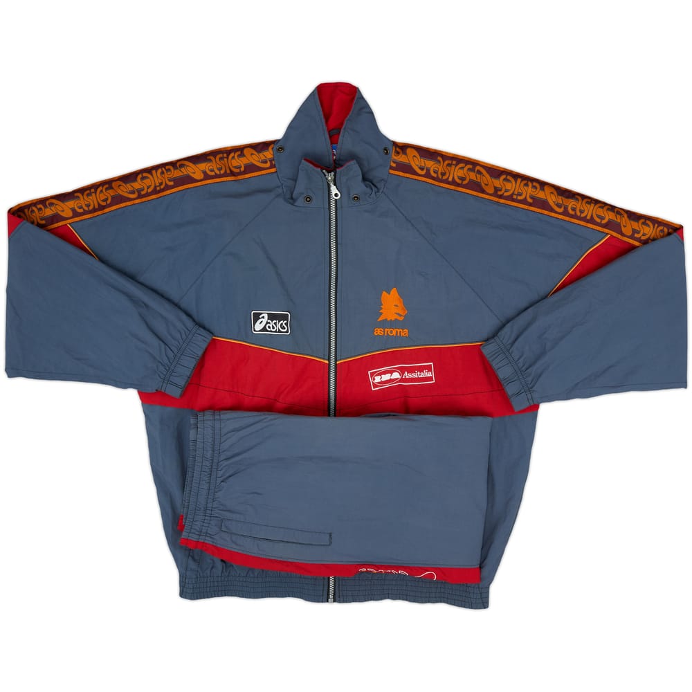 1996-97 Roma Asics Tracksuit - 10/10 - (L)
