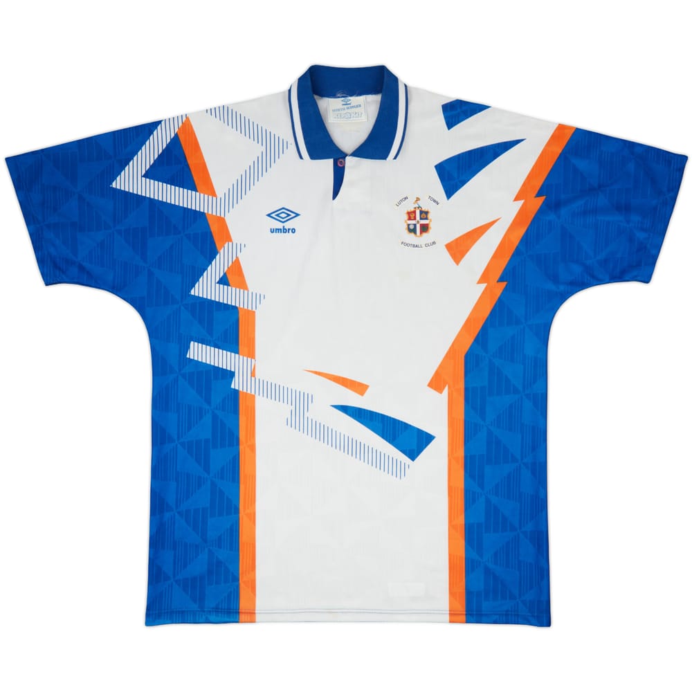 1991-92 Luton Town Home Shirt - 8/10 - (XL)