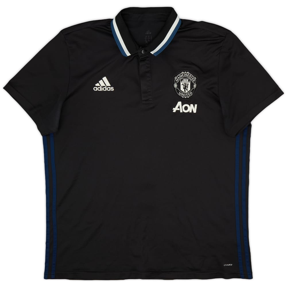 2016-17 Manchester United adidas Polo Shirt - 8/10 - (L)