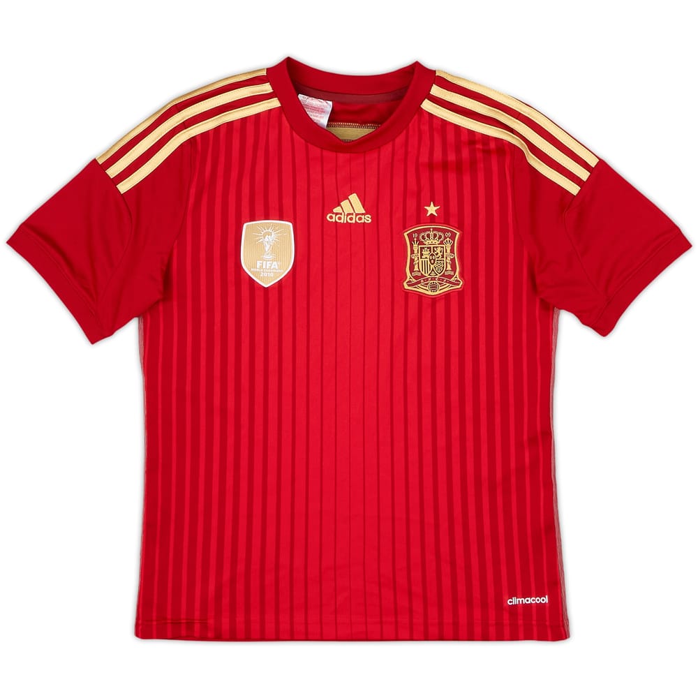 2013-15 Spain Home Shirt - 10/10 - (M.Boys)