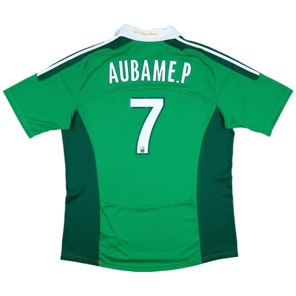 2011-12 Saint-Etienne Home Shirt Aubame.P #7 - 7/10 - (XL)