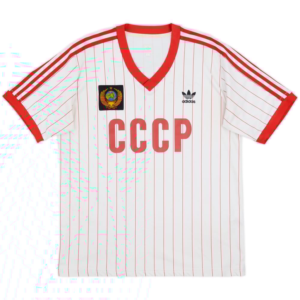 2005 Soviet Union adidas Originals Retro 1982 Away Shirt #11 - 8/10 - (L)