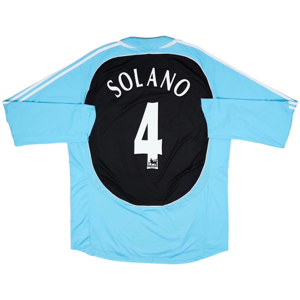 2006-07 Newcastle Third Shirt L/S Shirt Solano #4 - 4/10 - (XXL)