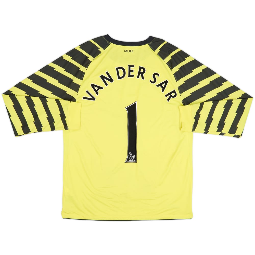 2010-11 Manchester United Yellow GK Shirt Van Der Sar #1 - 6/10 - (L)