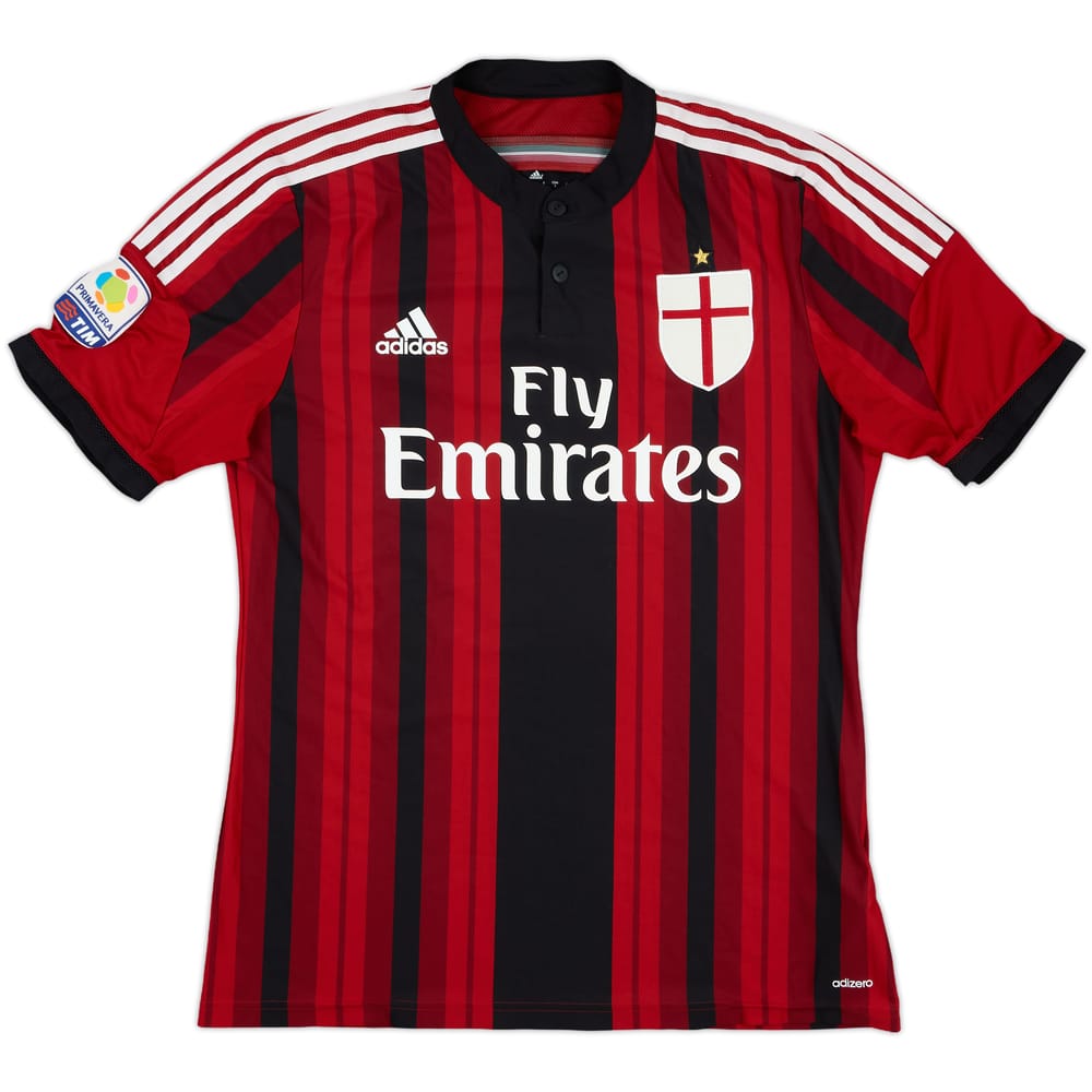 2014-15 AC Milan Match Issue Home Shirt #6