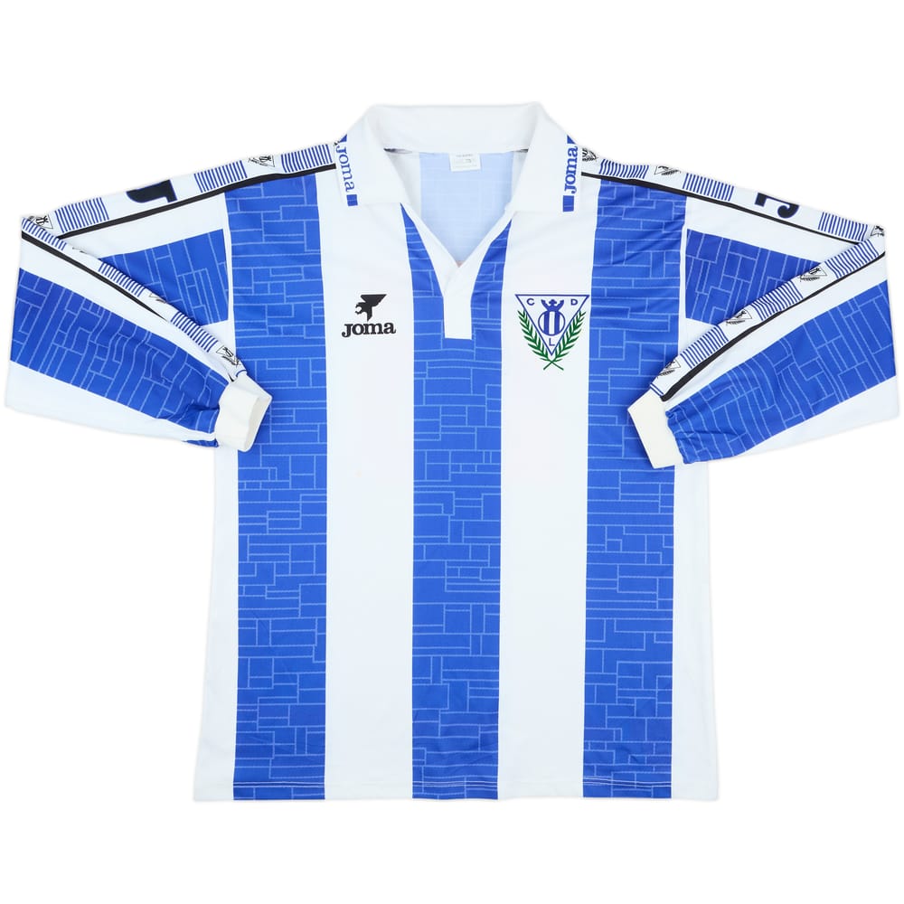 1996-97 CD Leganes Match Issue Home L/S Shirt #15