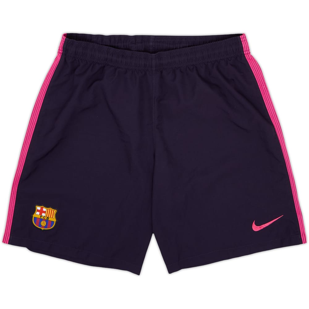2016-17 Barcelona Away Shorts - 8/10 - (L)