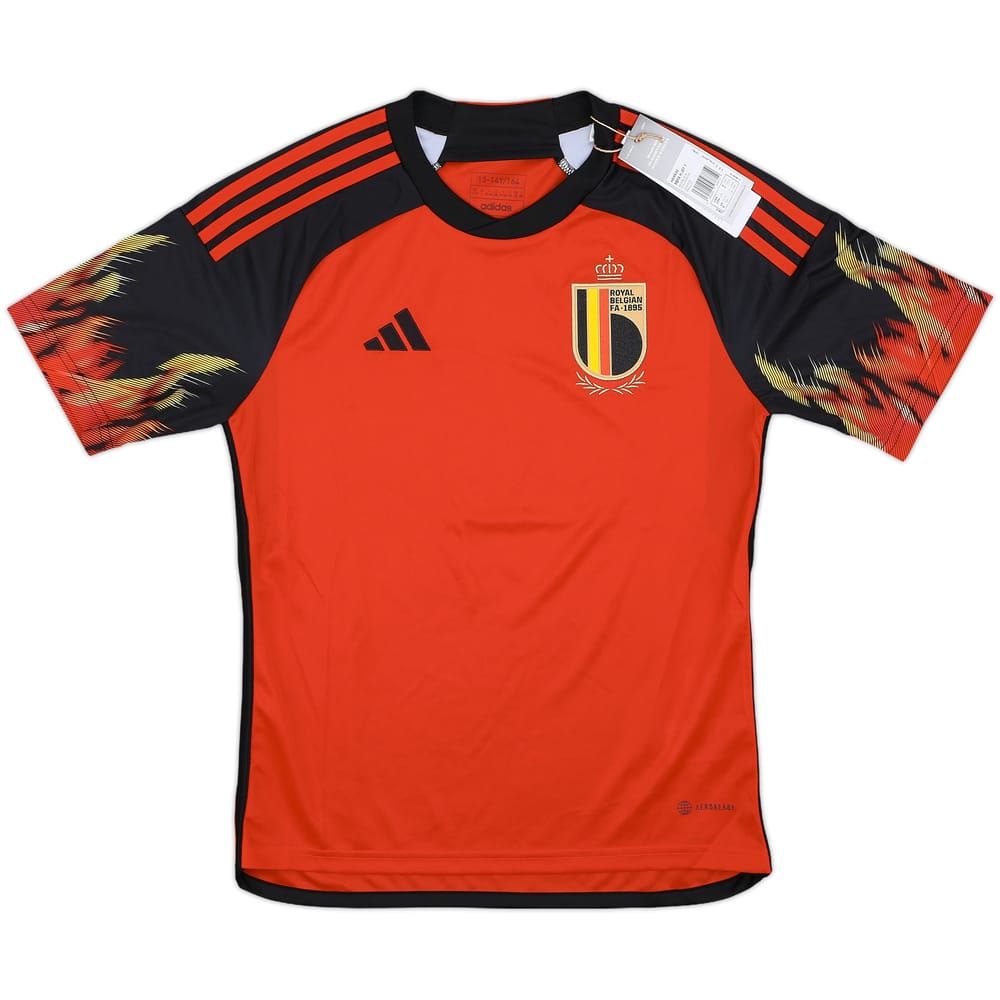 2022-23 Belgium Home Shirt (L.Boys)