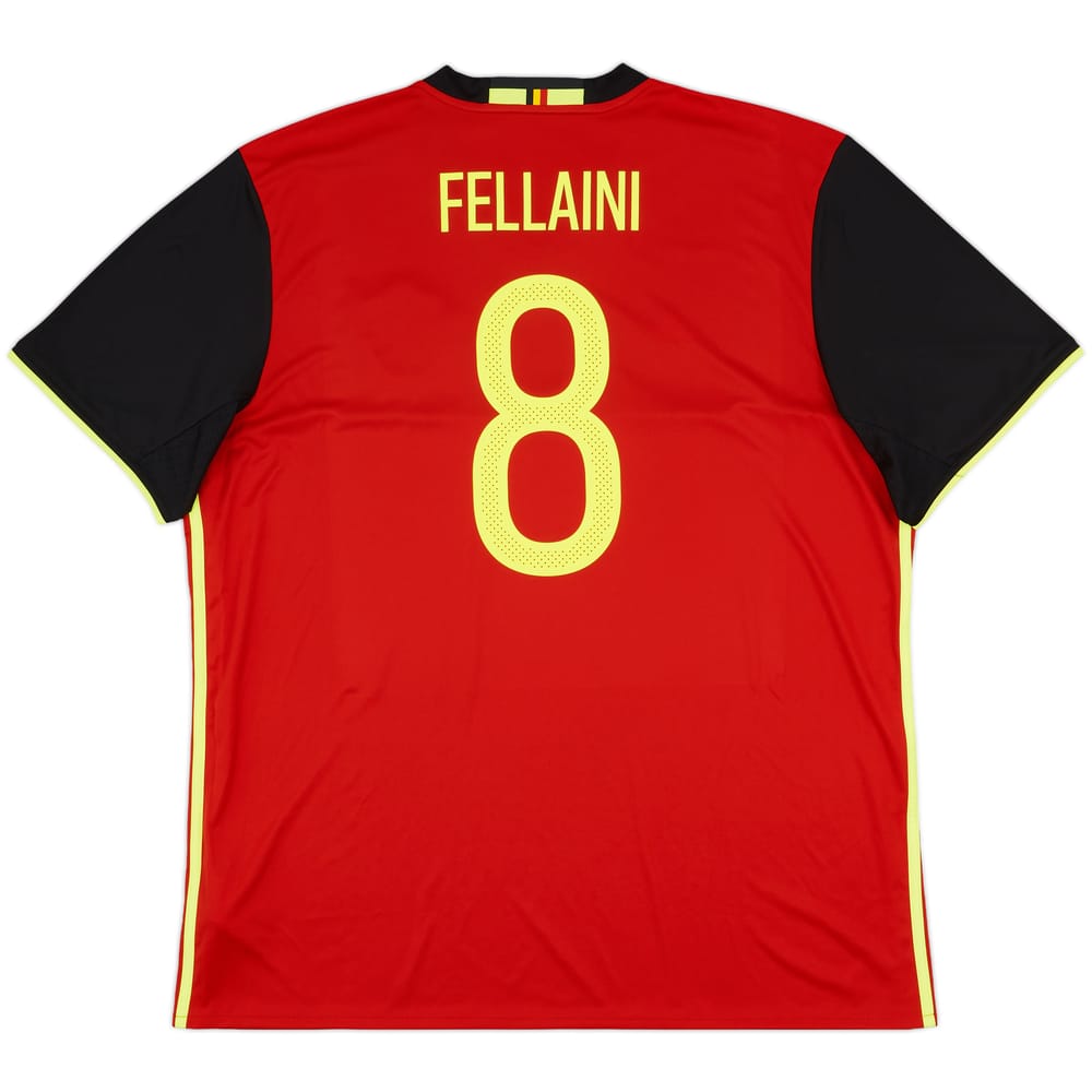2016-17 Belgium Home Shirt Fellaini #8 - 9/10 - (XXL)