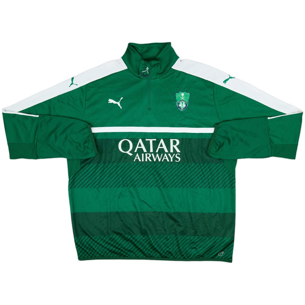 2016-17 Al-Ahli Puma 1/4 Zip Drill Top - 7/10 - (3XL)