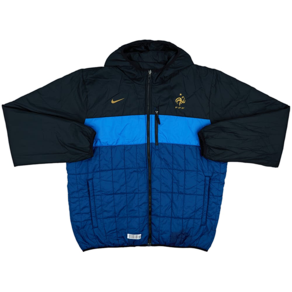 2013-14 France Nike Reversible Padded Bench Coat - 8/10 - (XXL)