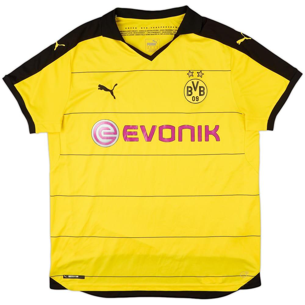 2015-16 Borussia Dortmund Home Shirt - 10/10 - (XL)