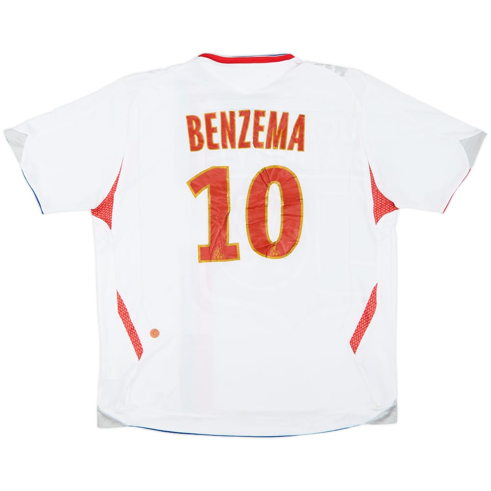 2006-07 Lyon Home Shirt Benzema #10 - 4/10 - (XXL)