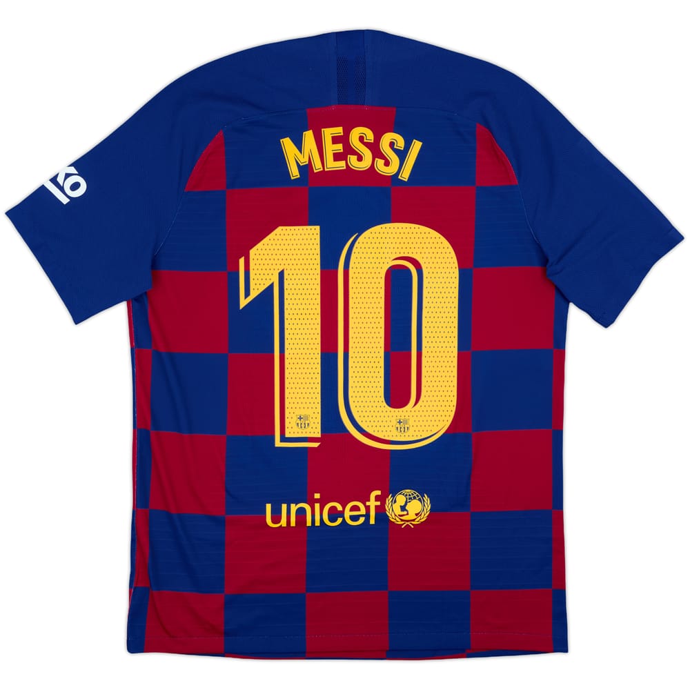 2019-20 Barcelona Authentic Home Shirt Messi #10 - 10/10 - (L)