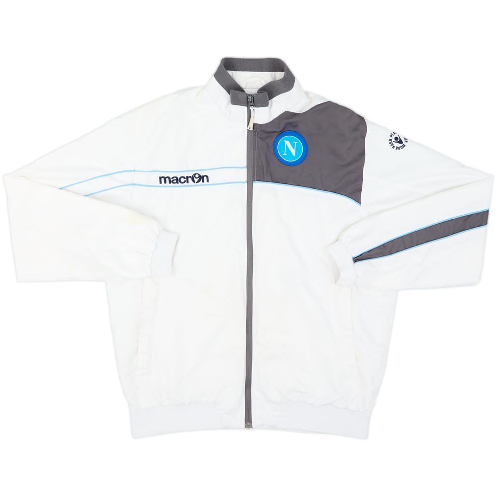 2011-12 Napoli Macron Track Jacket - 7/10 - (XL)