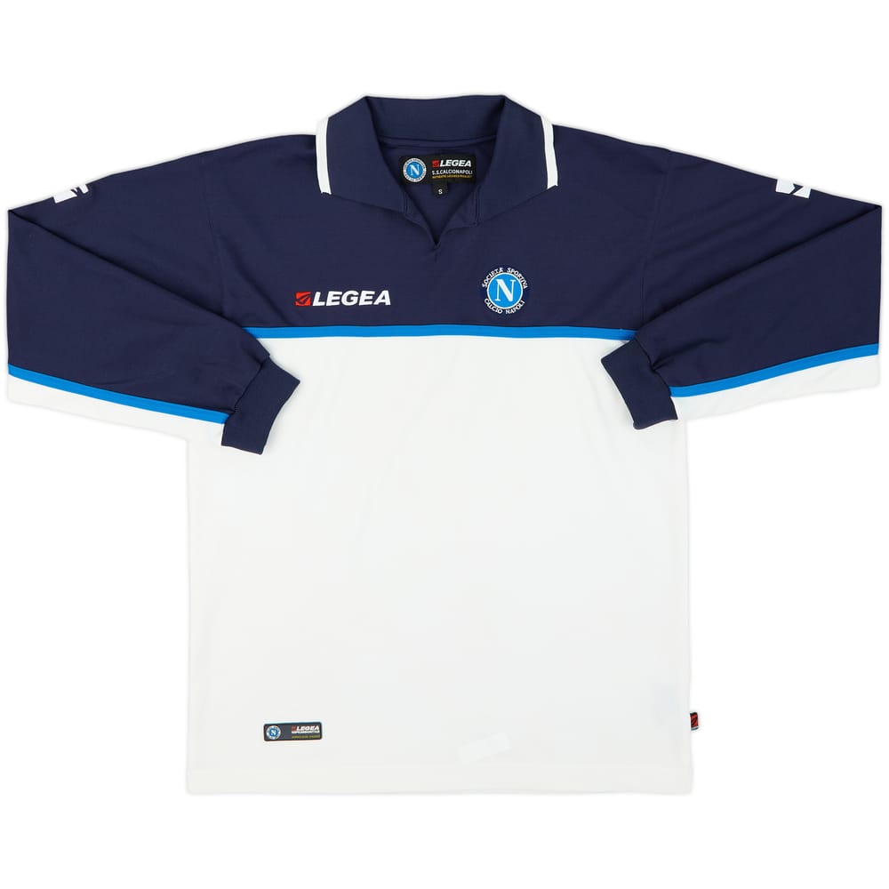 2003-04 Napoli Legea Polo L/S Shirt - 8/10 - (S)