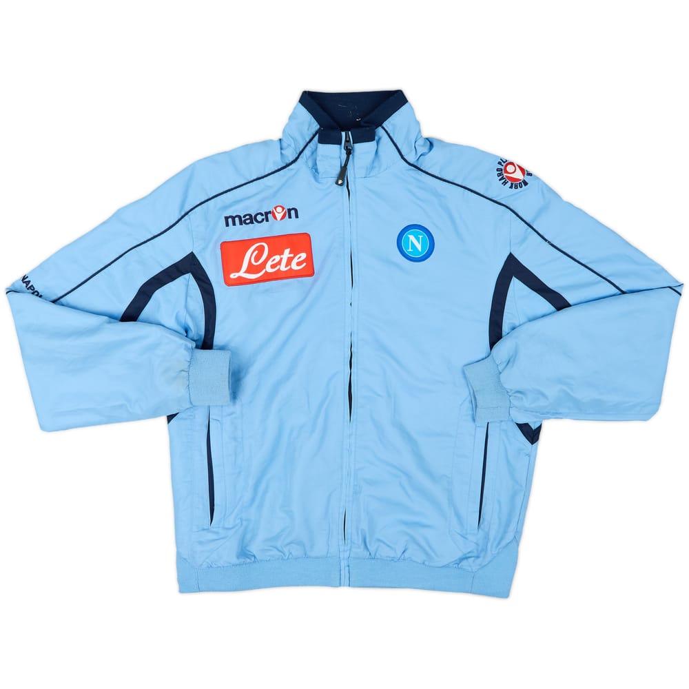 2010-11 Napoli Macron Track Jacket - 9/10 - (S)