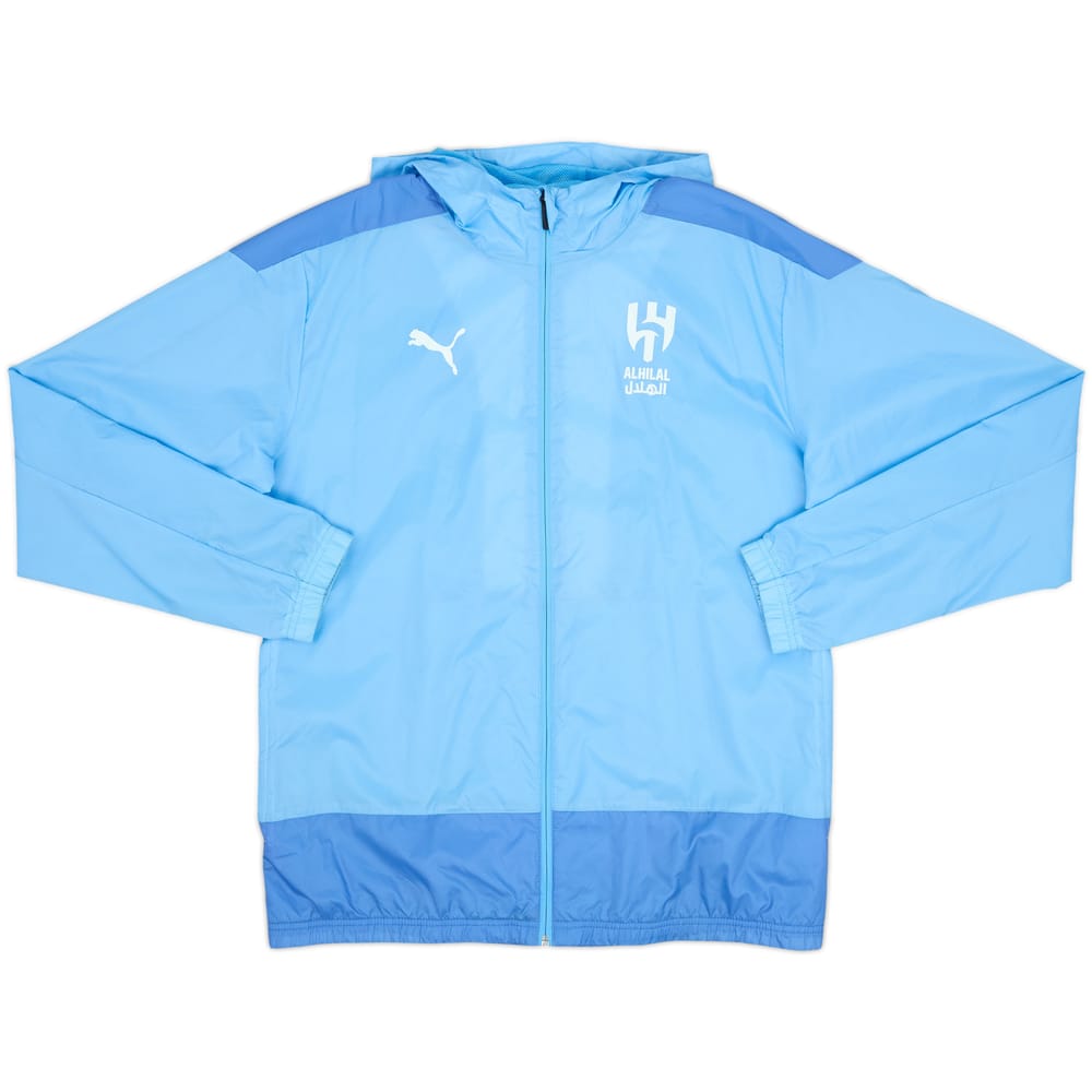 2023-24 Al Hilal Puma Hooded Rain Jacket - 9/10 - (L)