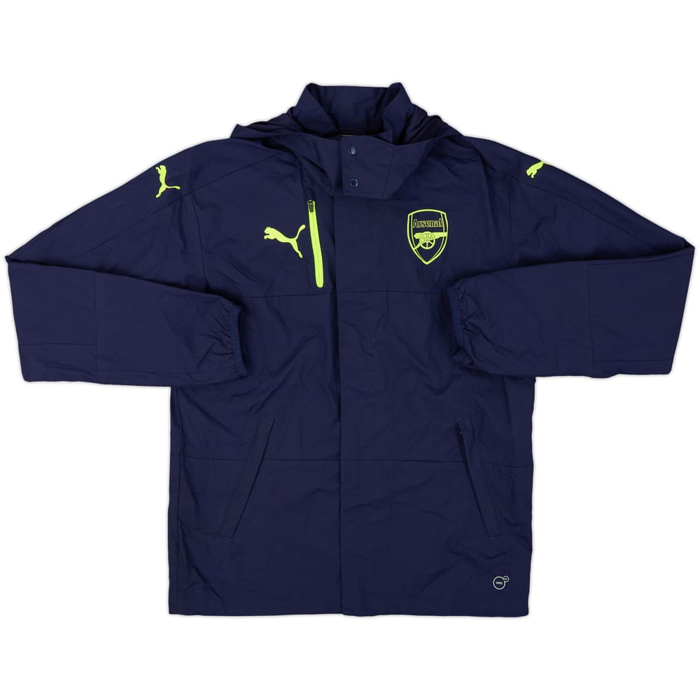 2016-17 Arsenal Puma Hooded Rain Jacket - 10/10 - (S)