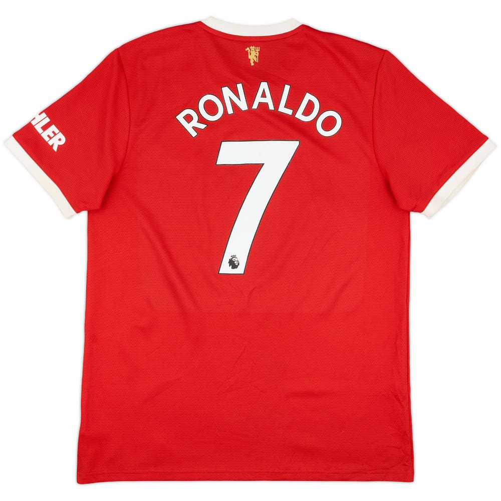 2021-22 Manchester United Home Shirt Ronaldo #7 - 8/10 - (L)