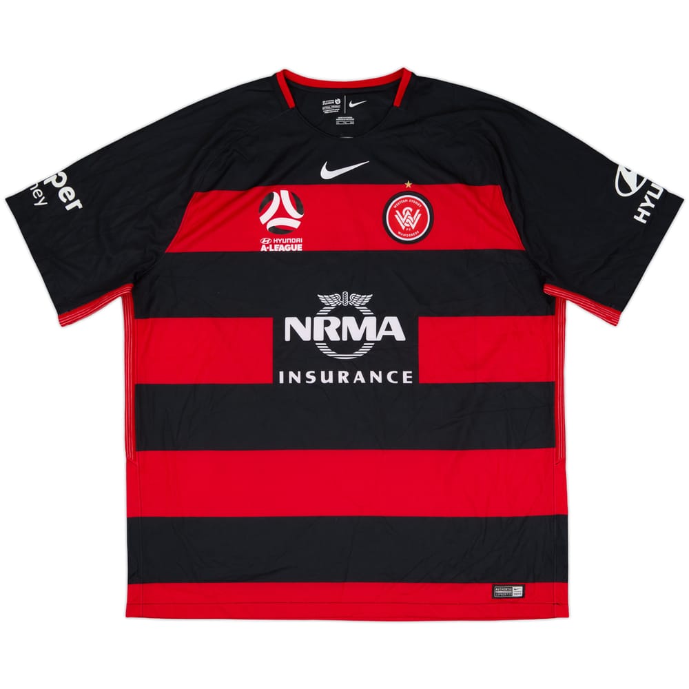2017-18 Western Sydney Wanderers Home Shirt - 10/10 - (XXL)