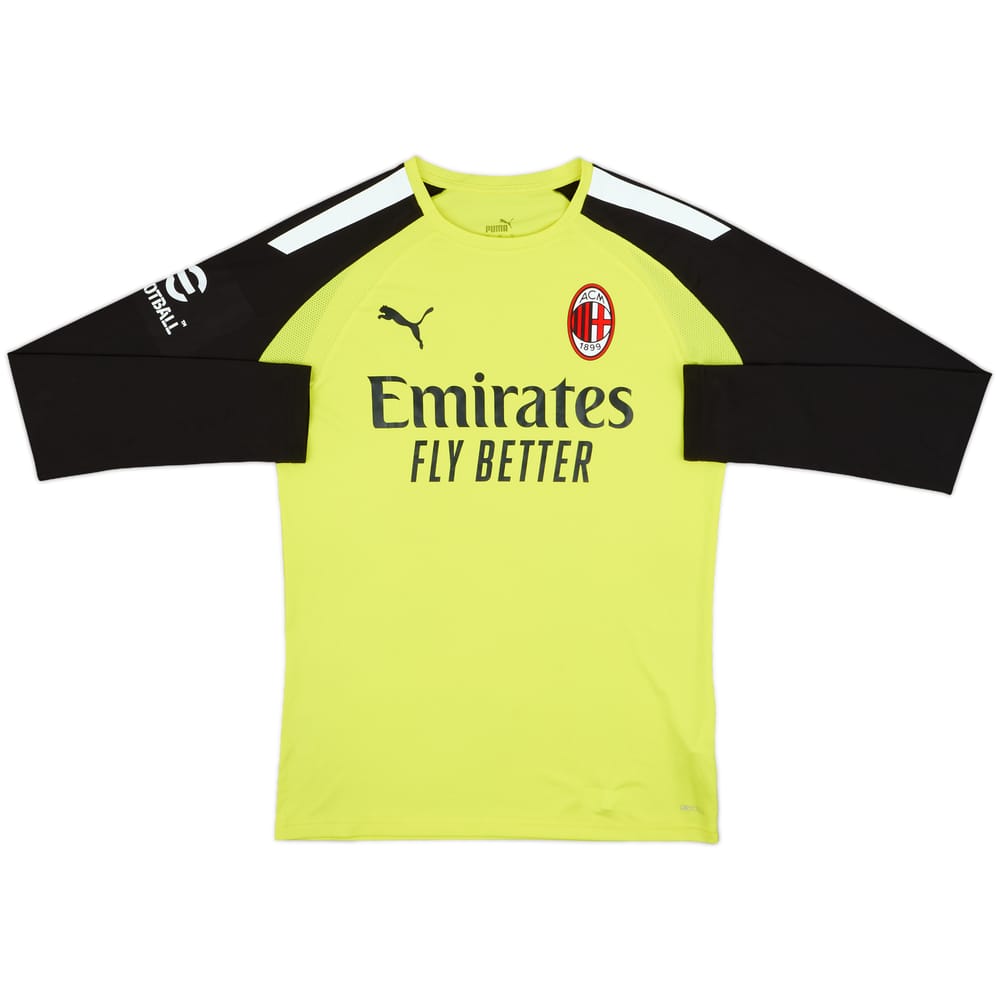 2021-22 AC Milan Puma Training L/S Shirt - 8/10 - (S)