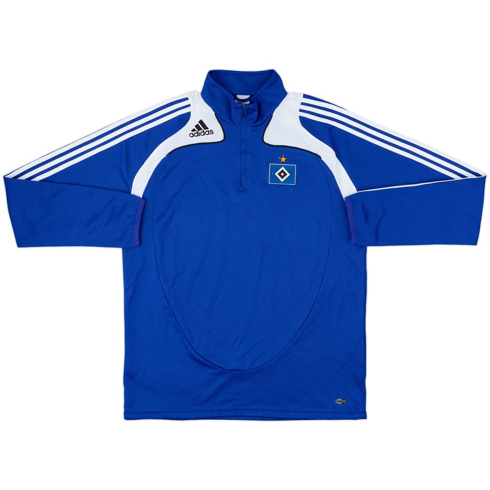 2008-09 Hamburg adidas 1/4 Zip Drill Top - 8/10 - (XL)