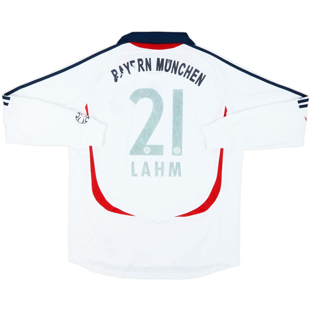 2006-07 Bayern Munich Away L/S Shirt Lahm #21 - 4/10 - (XXL)