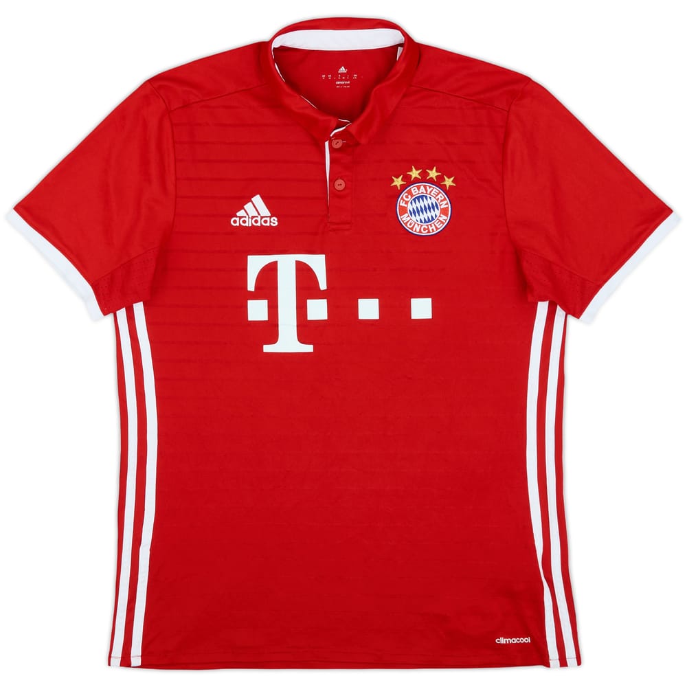 2016-17 Bayern Munich 'Signed' Home Shirt - 4/10 - (M)