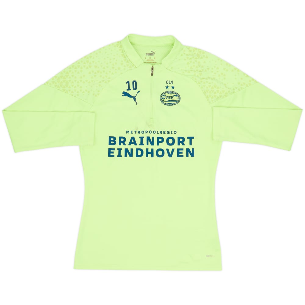 2023-24 PSV Player Issue Puma 1/4 Zip Training Top #10 - 6/10 - (XS)