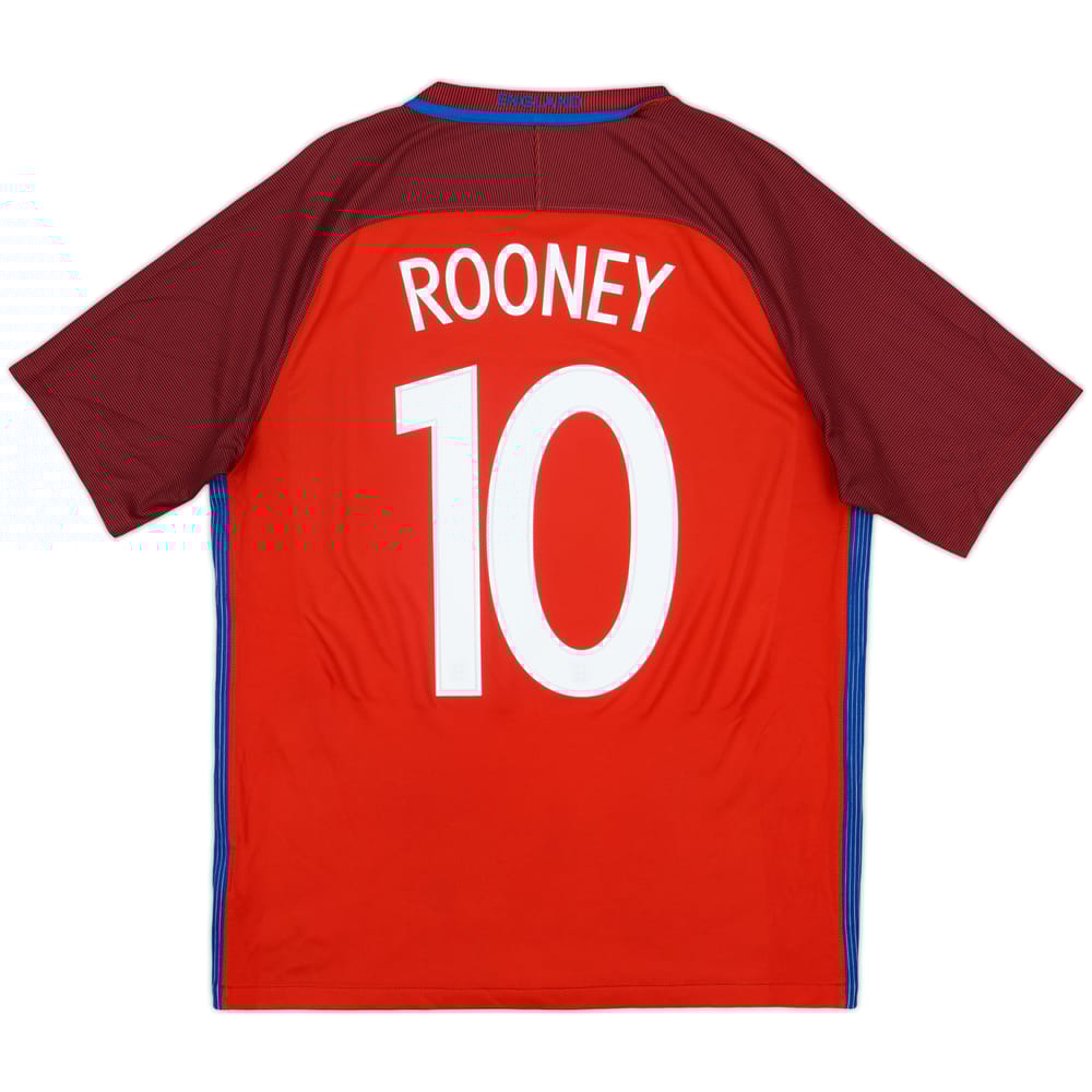2016-17 England Away Shirt Rooney #10 - 6/10 - (M)