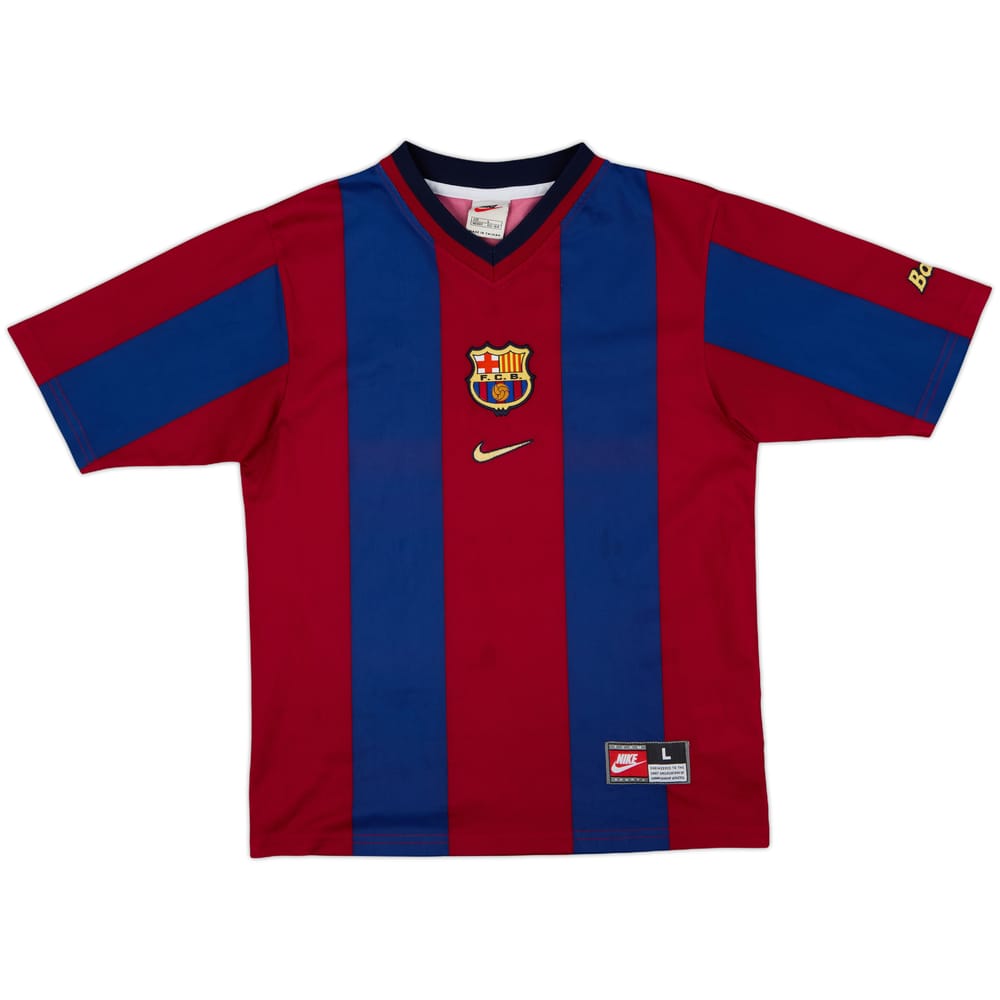 1998-00 Barcelona Basic Home Shirt - 9/10 - (L.Boys)