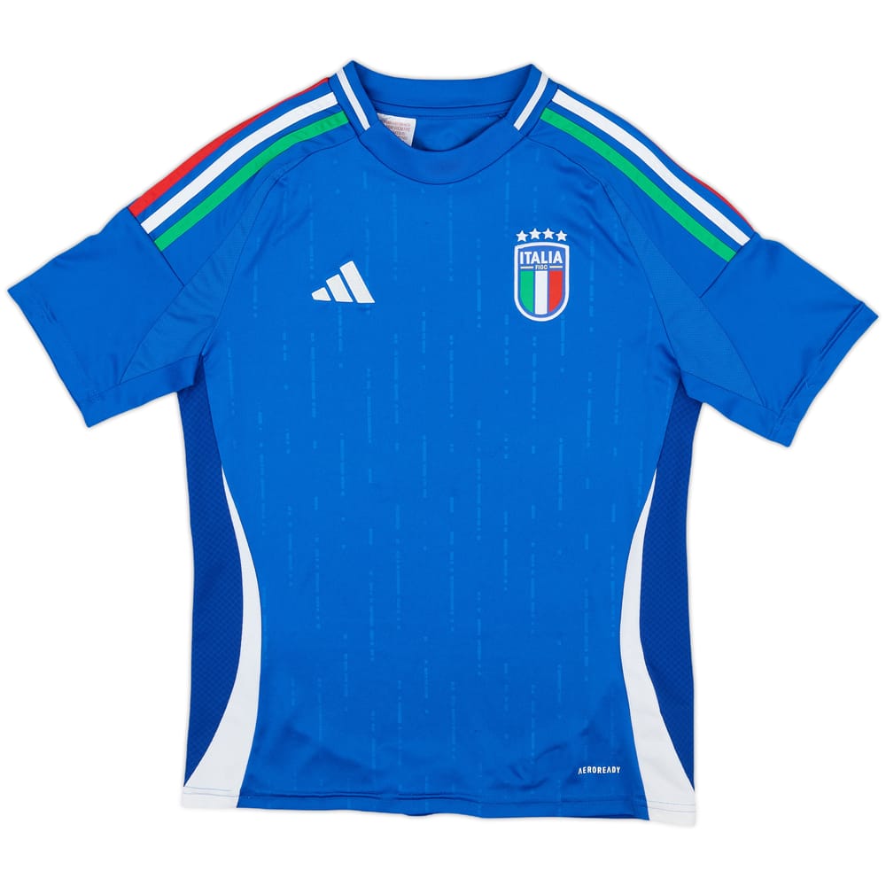 2024-25 Italy Home Shirt - 7/10 - (L.Boys)