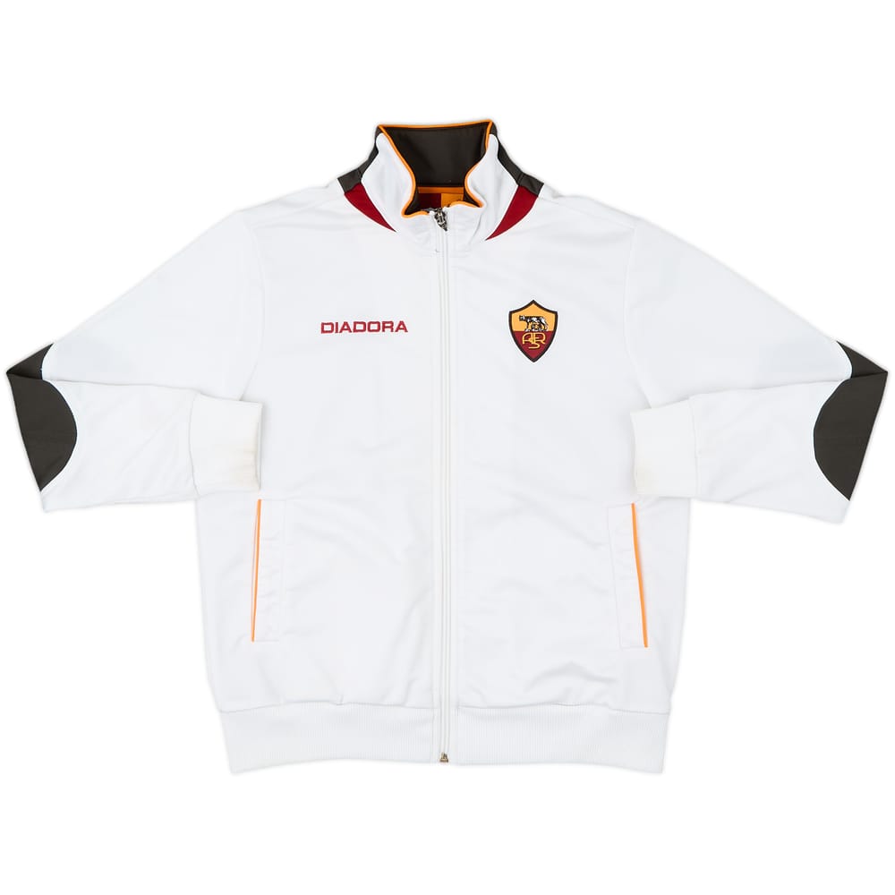 2005-06 Roma Diadora Track Jacket - 8/10 - (L.Boys)