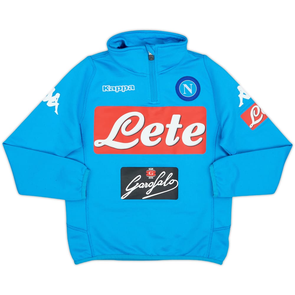 2017-18 Napoli Kappa 1/4 Zip Drill Top - 9/10 - (S.Boys)