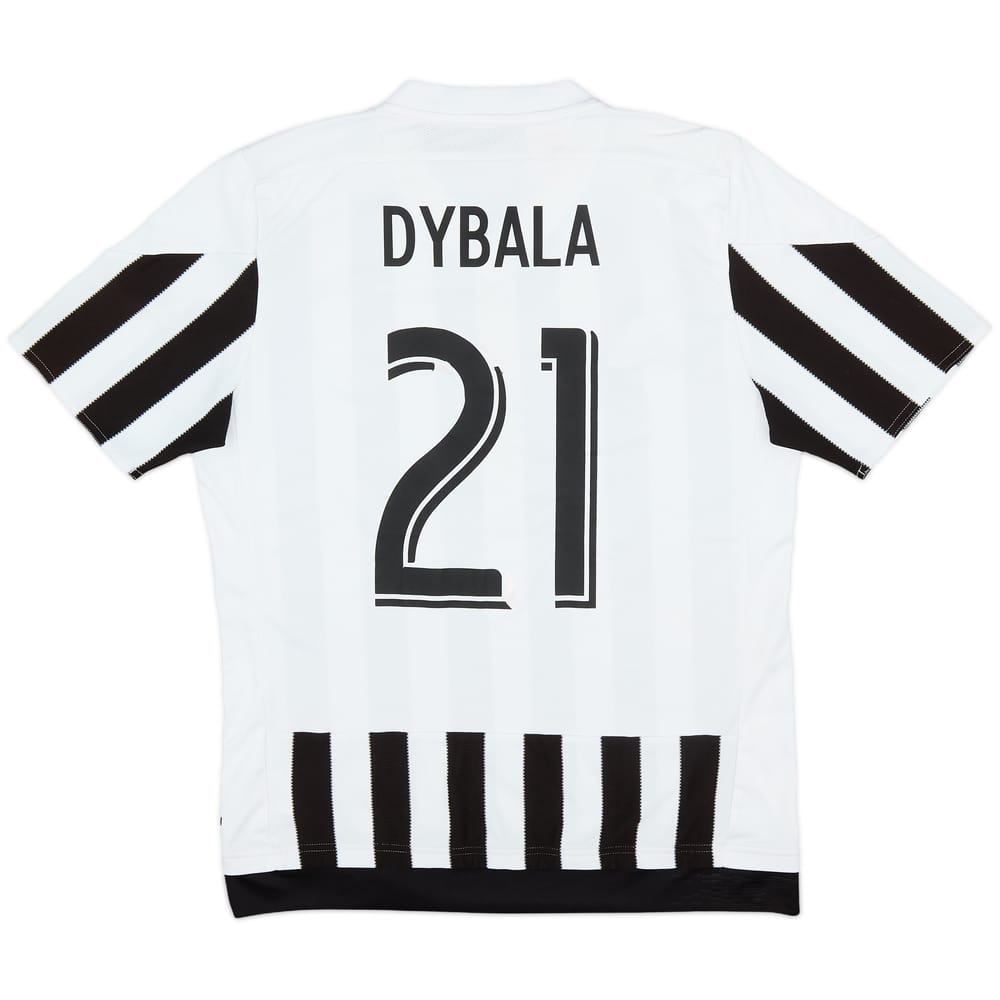 2015-16 Juventus Home Shirt Dybala #21 - 5/10 - (XL.Boys)