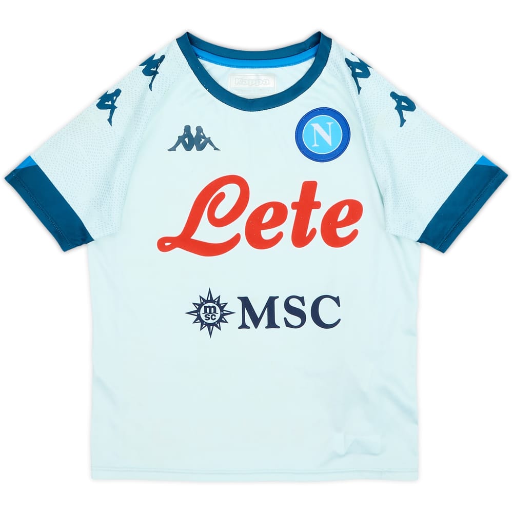 2020-21 Napoli Away Shirt - 7/10 - (5-6 Years)