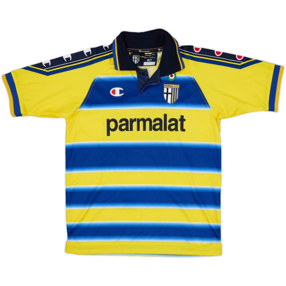 1999-00 Parma Home Shirt - 8/10 - (M.Boys)