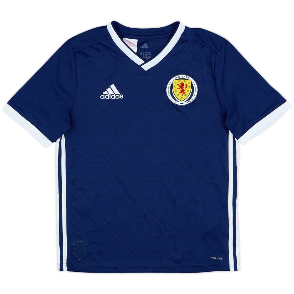 2018-19 Scotland Home Shirt - 9/10 - (L.Boys)