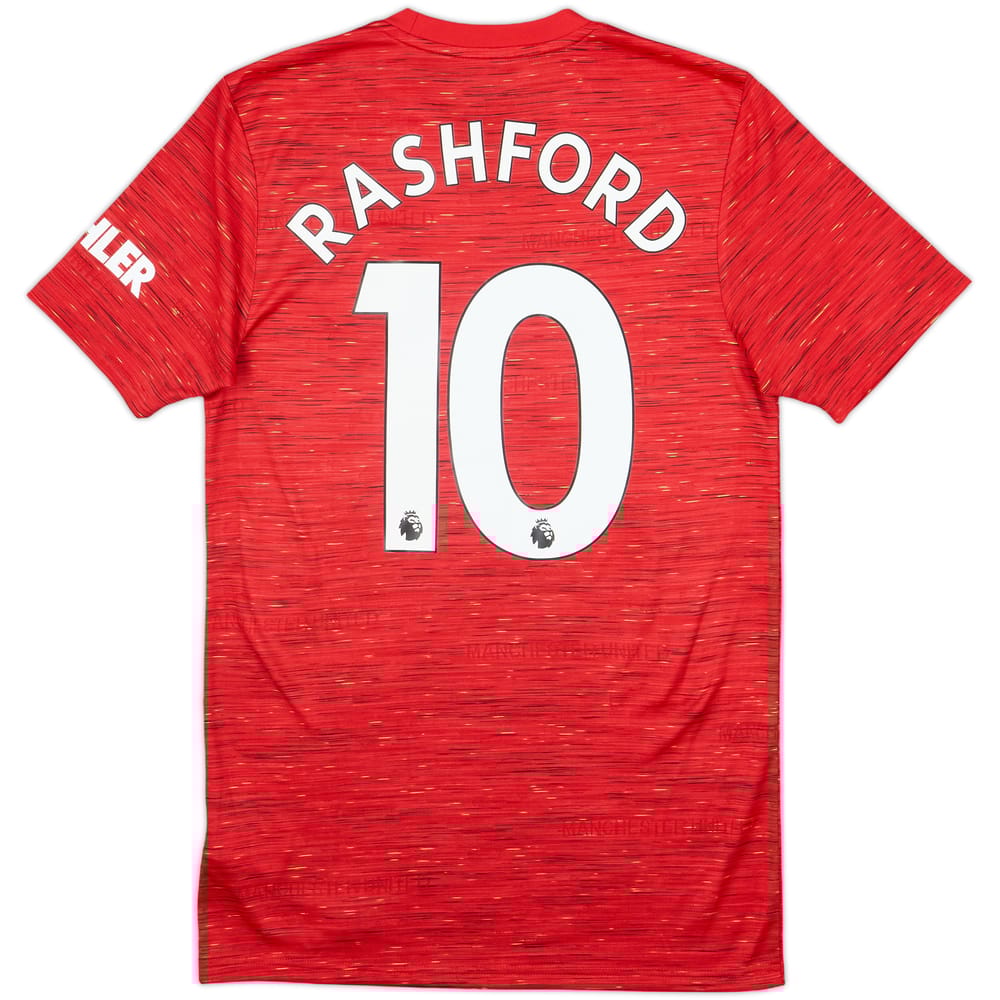 2020-21 Manchester United Home Shirt Rashford #10 - 8/10 - (S)