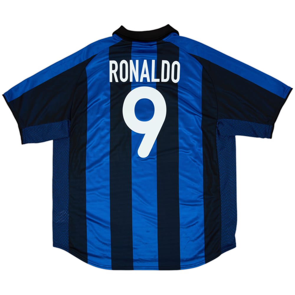 2001-02 Inter Milan Home Shirt Ronaldo #9 - 8/10 - (XXL)