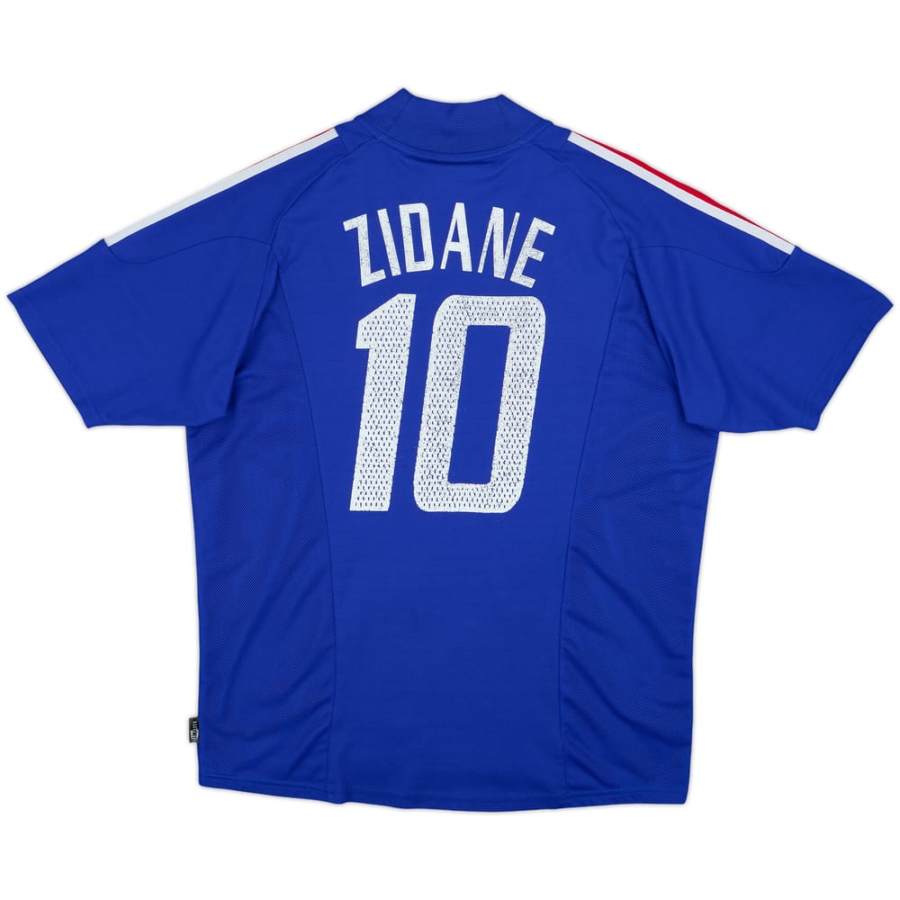 2002-04 France Home Shirt Zidane #10 - 5/10 - (L)
