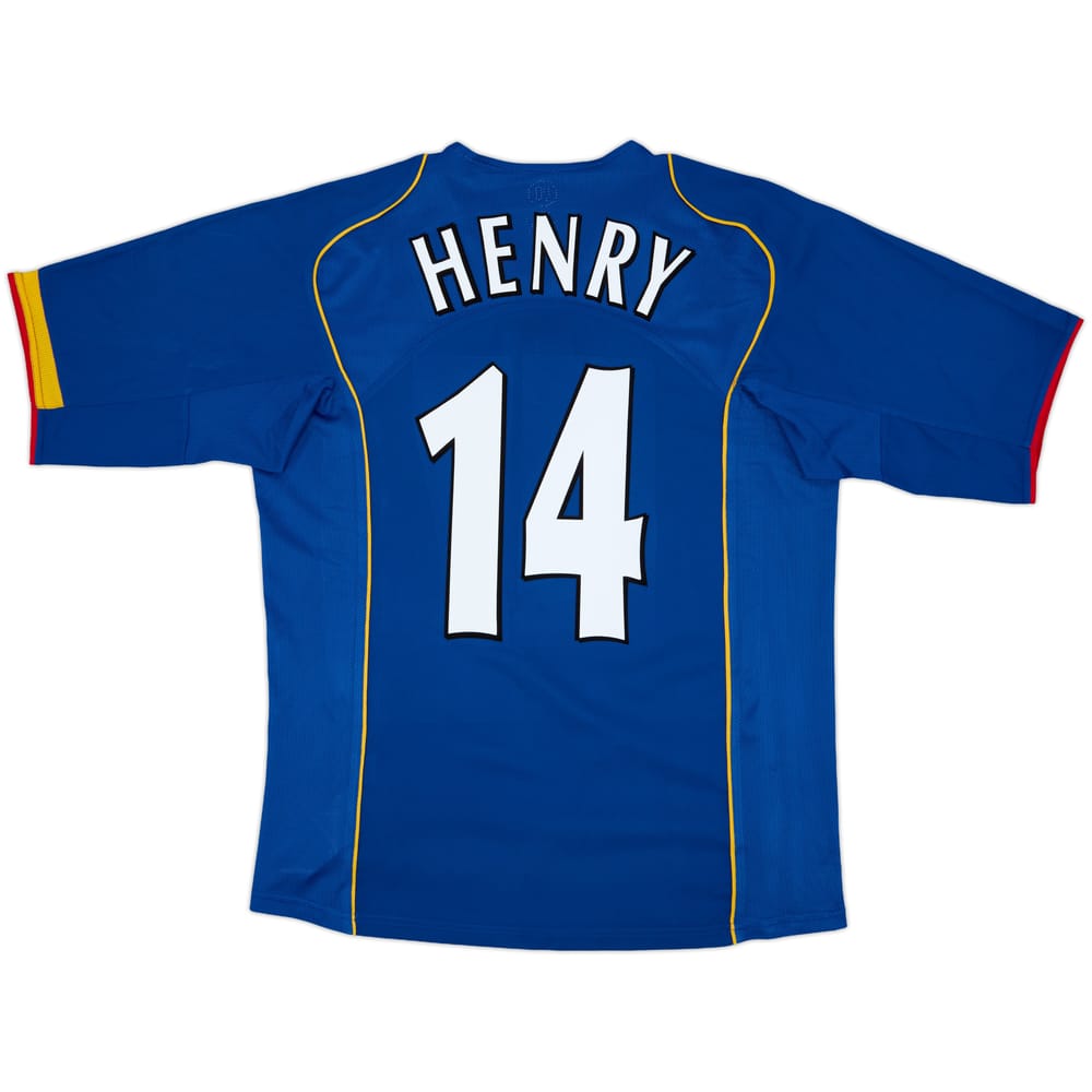 2004-06 Arsenal Away Shirt Henry #14 - 8/10 - (L)